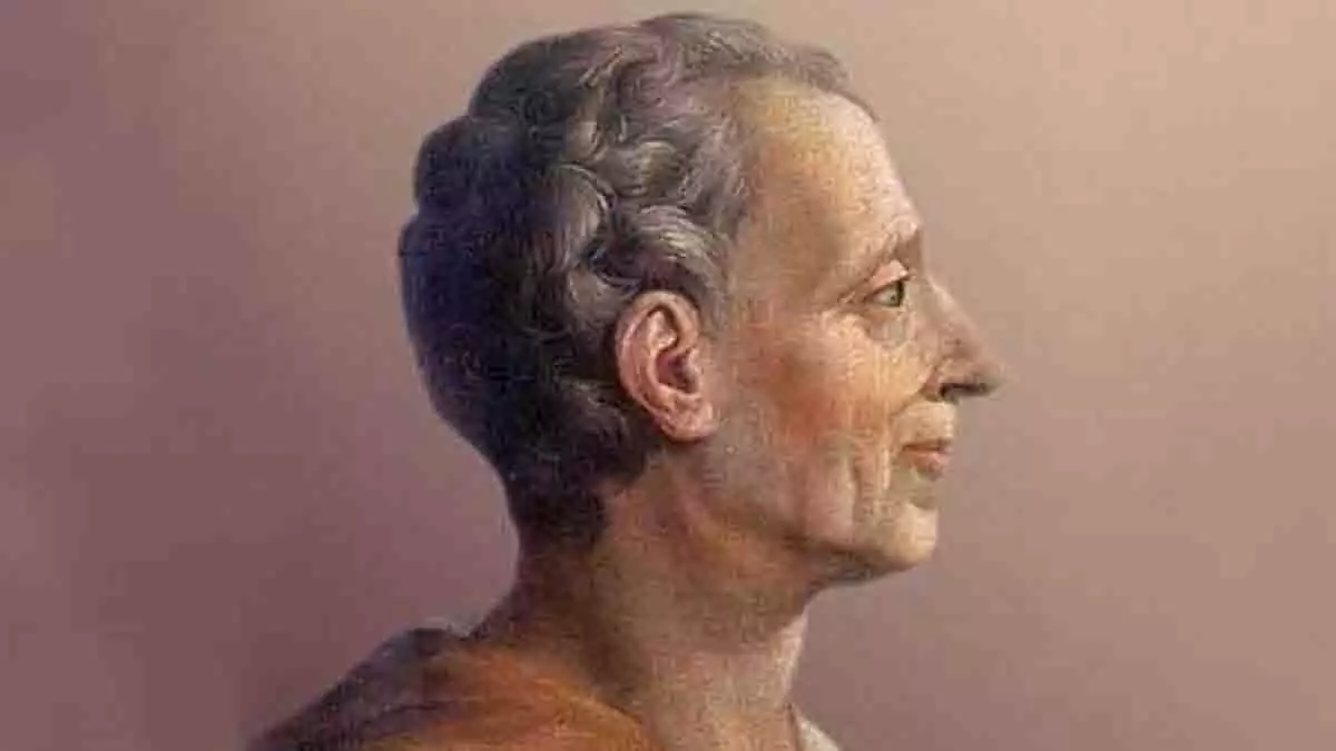 Retrato de Montesquieu.