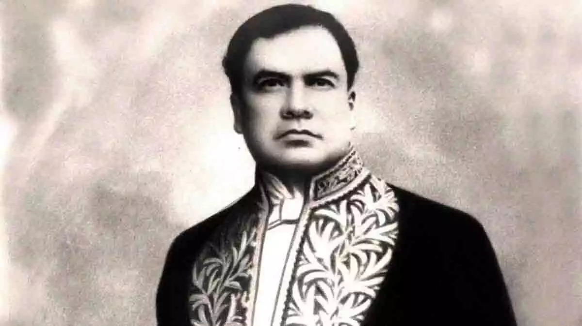 Retrato de Rubén Darío.