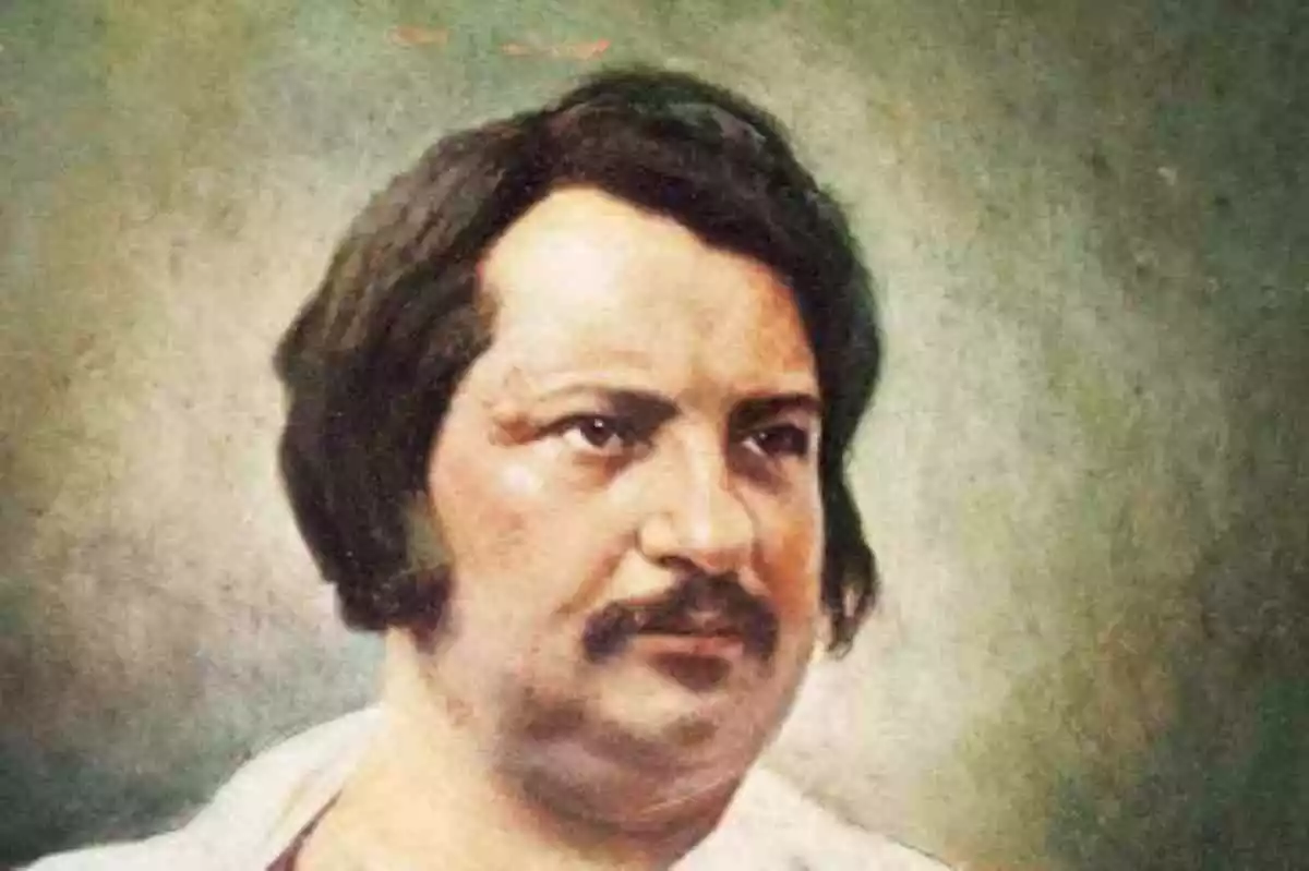 Honoré de Balzac mirando al horizonte en una imagen de archivo