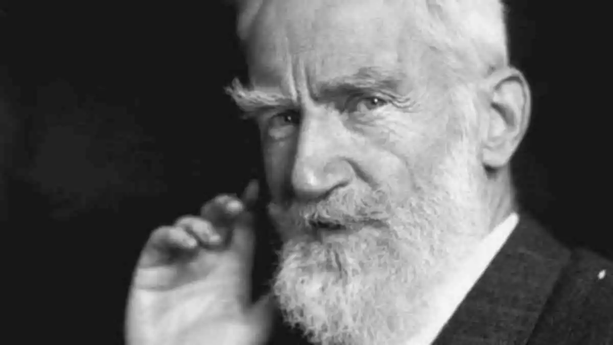 Primer plano George Bernard Shaw